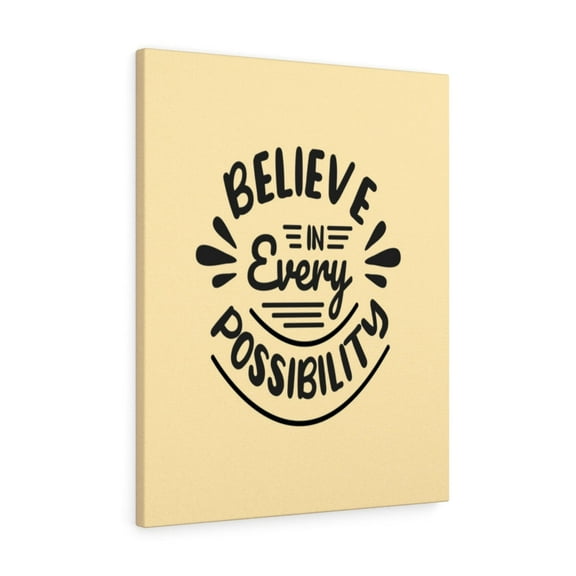 Inspirational Wall Art Believe In Every Possibility Wall Art Motivation Wall Decor for Home Office Gym Inspiring Success Quote Print Ready to Hang Unframed