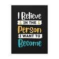 thumbnail image 1 of Inspirational Wall Art Believe In The Person Motivation Wall Decor for Home Office Gym Inspiring Success Quote Print Ready to Hang Unframed, 1 of 18