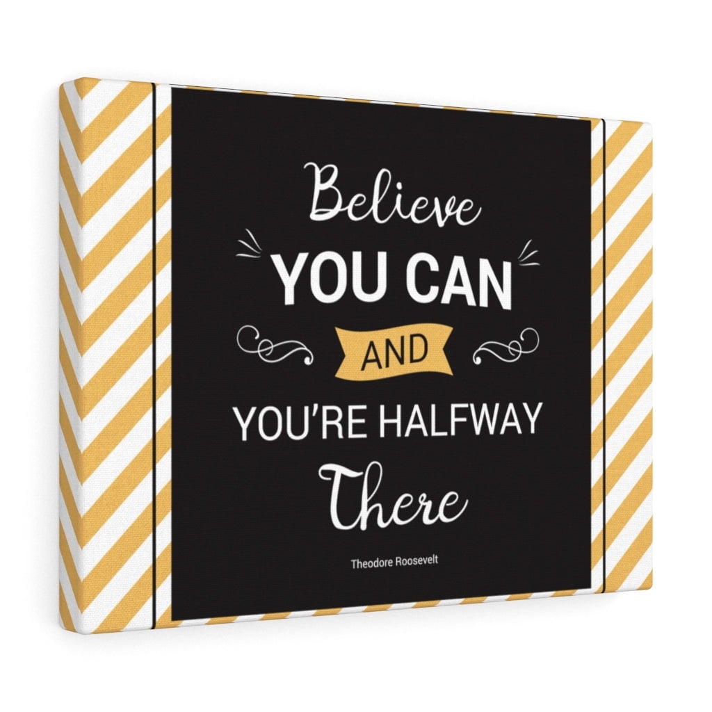 Inspirational Wall Art Believe You Can Wall Art Motivational Motto