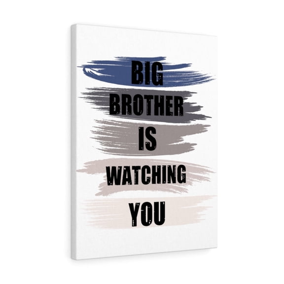 Inspirational Wall Art Big Brother Is Watching You Wall Art Motivation Wall Decor for Home Office Gym Inspiring Success Quote Print Ready to Hang Unframed