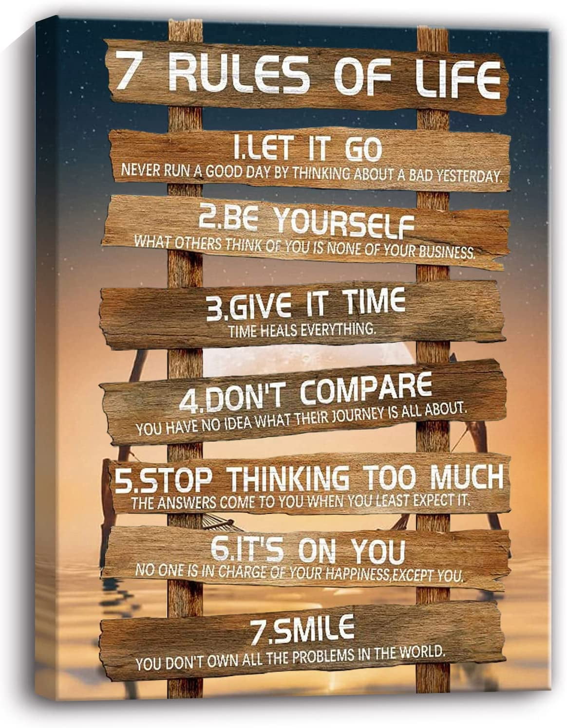 Inspirational Wall Art Canvas Picture Motivational Prints Poster Office ...