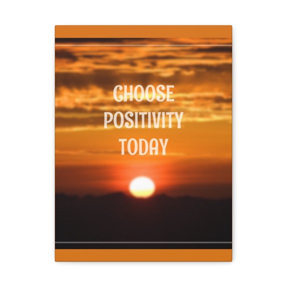 Inspirational Wall Art Choose Positivity Today Motivation Wall Decor for Home Office Gym Inspiring Success Quote Print Ready to Hang Unframed