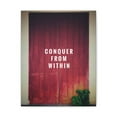 thumbnail image 1 of Inspirational Wall Art Conquer From Within Motivational Print Ready to Hang Artwork Unframed, 1 of 13