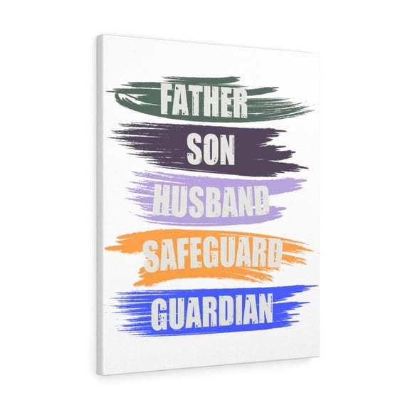 Inspirational Wall Art Father Son Husband Safeguard Guardian Wall Art Motivation Wall Decor for Home Office Gym Inspiring Success Quote Print Ready to Hang Unframed