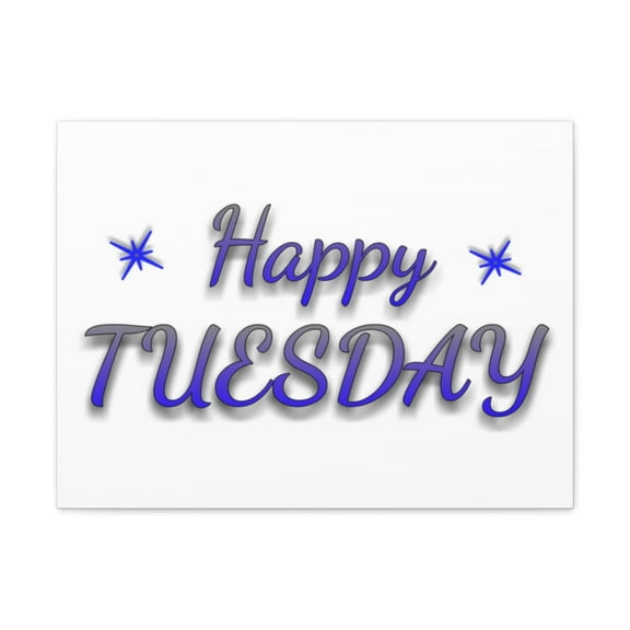 Inspirational Wall Art Happy Tuesday Motivation Wall Decor for Home Office Gym Inspiring Success Quote Print Ready to Hang Unframed