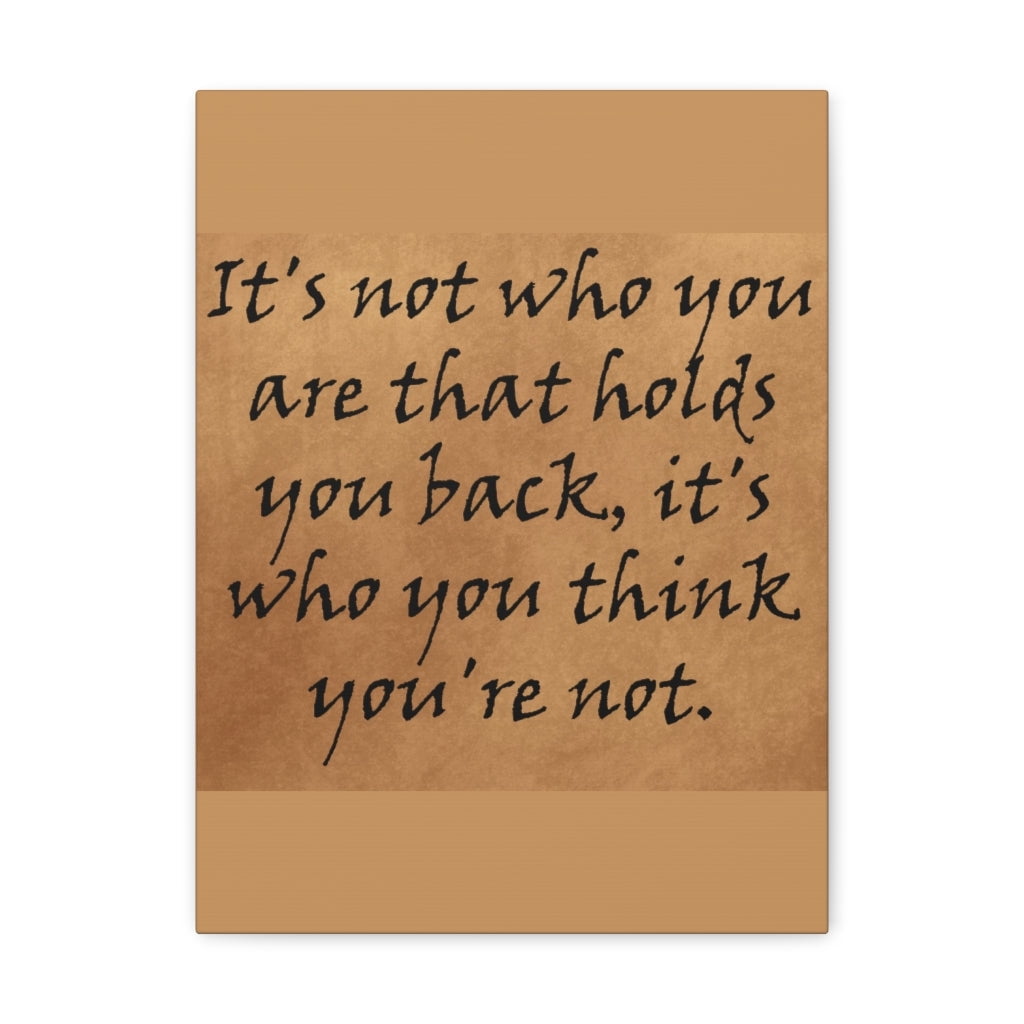 Inspirational Wall Art Holds You Back Motivation Wall Decor for Home