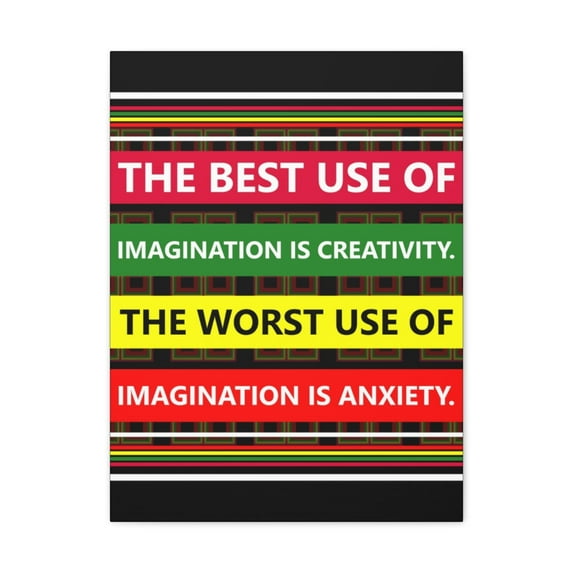 Inspirational Wall Art Imagination Is Creativity Motivation Wall Decor for Home Office Gym Inspiring Success Quote Print Ready to Hang Unframed