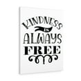thumbnail image 1 of Inspirational Wall Art Kindness Is Always Free Wall Art Motivation Wall Decor for Home Office Gym Inspiring Success Quote Print Ready to Hang Unframed, 1 of 16
