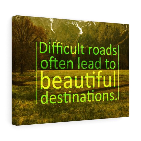 Inspirational Wall Art Lead To Beautiful Destinations Motivational Print Ready to Hang Artwork Unframed