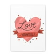 thumbnail image 1 of Inspirational Wall Art Love Yourself Heart Motivation Wall Decor for Home Office Gym Inspiring Success Quote Print Ready to Hang Unframed, 1 of 18