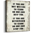 thumbnail image 1 of Inspirational Wall Art Motivational Canvas Prints on Wood Texture Pictures Vintage Framed Quotes Paintings for Home Office Living room Bedroom, Edgar Allan Poe, 1 of 6