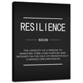 thumbnail image 1 of Inspirational Wall Art Motivational Posters Prints on Canvas Resilience Noun Inspiring Quotes  Artwork Home Office Decor for Bedroom poster, 1 of 1