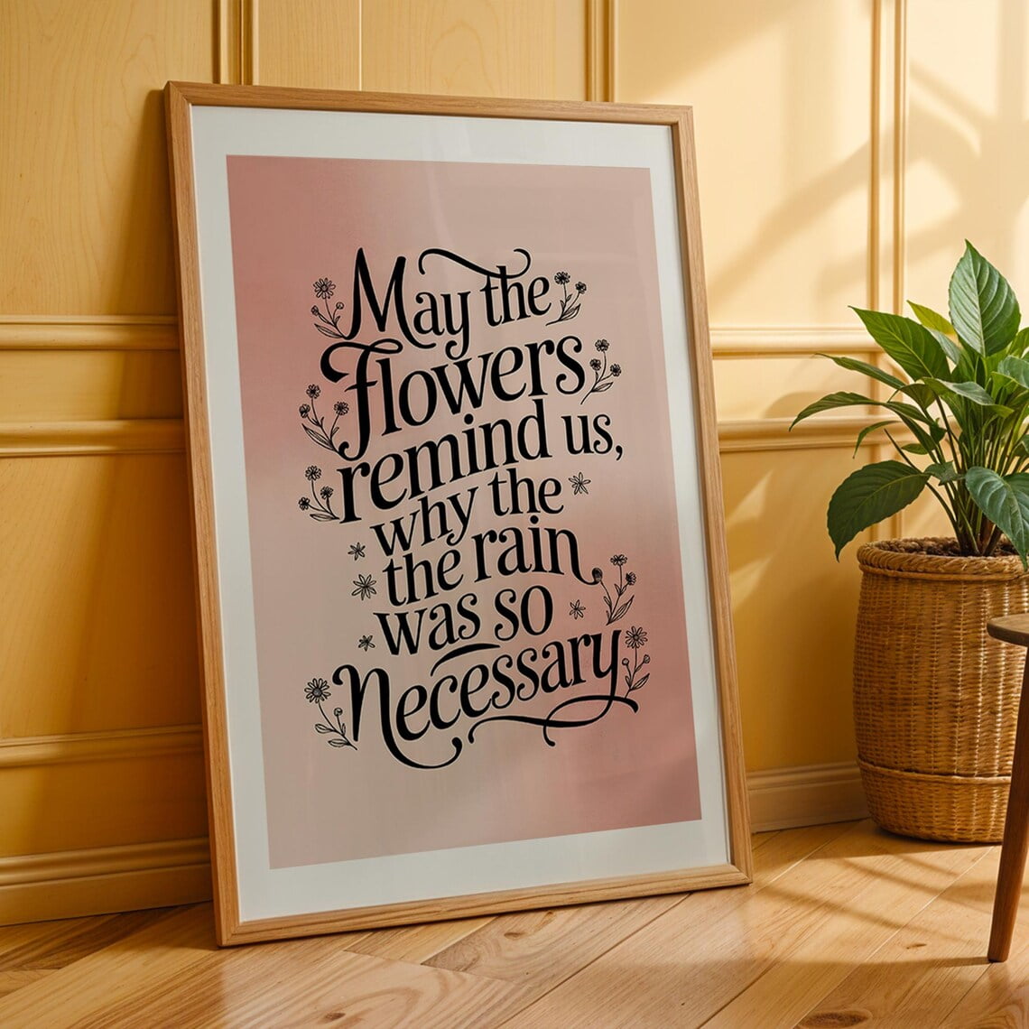 Inspirational Wall Art, Motivational Quote Print, Dopamine Decor ...