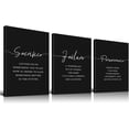 thumbnail image 1 of Inspirational Wall Art Motivational Wall Art Sacrifice Failure Perseverance Wall Decor Office Decor Quotes Wall Decor Inspirational Posters Positive Wall Decor for Office Decor 12x16 3PCS, 1 of 6