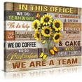 thumbnail image 1 of Inspirational Wall Art For Office Motivational Quotes Wall Decor We Are A Team Office Canvas Teamwork Wall Art Modern Office Wall Decor Framed Ready To Hang 12x16 Inch, 1 of 6