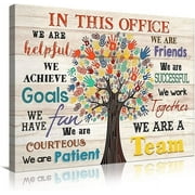 Inspirational Wall Art For Office Motivational Quotes Wall Decor We Are A Team Office Canvas Teamwork Wall Art Modern Office Wall Decor Framed Ready To Hang 12x16 Inch