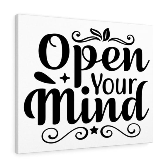 Inspirational Wall Art Open Your Mind Star Wall Art Motivation Wall Decor for Home Office Gym Inspiring Success Quote Print Ready to Hang Unframed