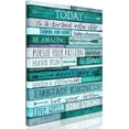 thumbnail image 1 of Inspirational Wall-Art - Quotes Office Teal Decor For Bedroom - Word Artwork For Home Walls Size 12x16, 1 of 6