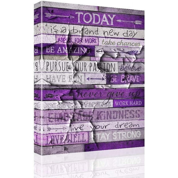 Inspirational Wall Art With Quotes Office Wall Decor For Bedroom Teen Girl Wall Pictures For Living Room Wall Decor For Bedroom Word Artwork For Home Walls Teenage Girl Room Decor Size 12x16