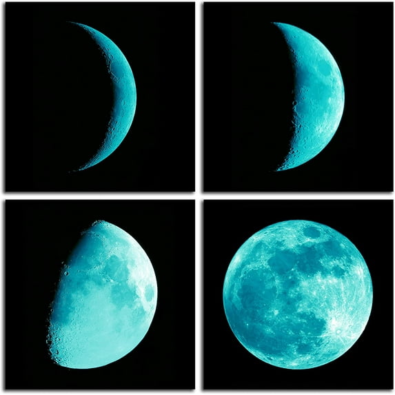 Inspirational Wall-Art - Quotes Office Wall Decor - Teal Wall Decor For Bedroom - Word Artwork For Home Walls Size 12x16