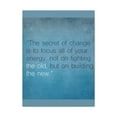 thumbnail image 1 of Inspirational Wall Art Secret Of Change Motivation Wall Decor for Home Office Gym Inspiring Success Quote Print Ready to Hang Unframed, 1 of 17