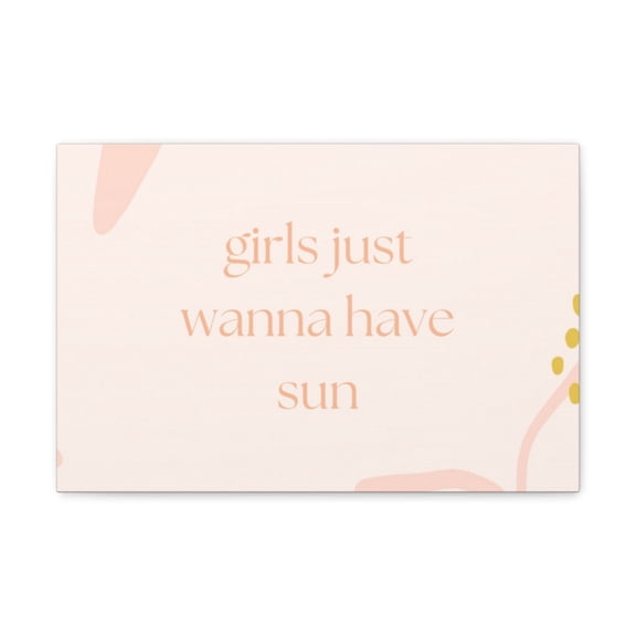 Inspirational Wall Art Wanna Have Sun Motivation Wall Decor for Home Office Gym Inspiring Success Quote Print Ready to Hang Unframed