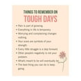 thumbnail image 1 of Inspirational Wall Art for Women  Things to Remember on Tough Days Quote  Poster for Bedroom, Therapy, or Office  Self Care Gift for Daughter, Coworker poster, 1 of 1