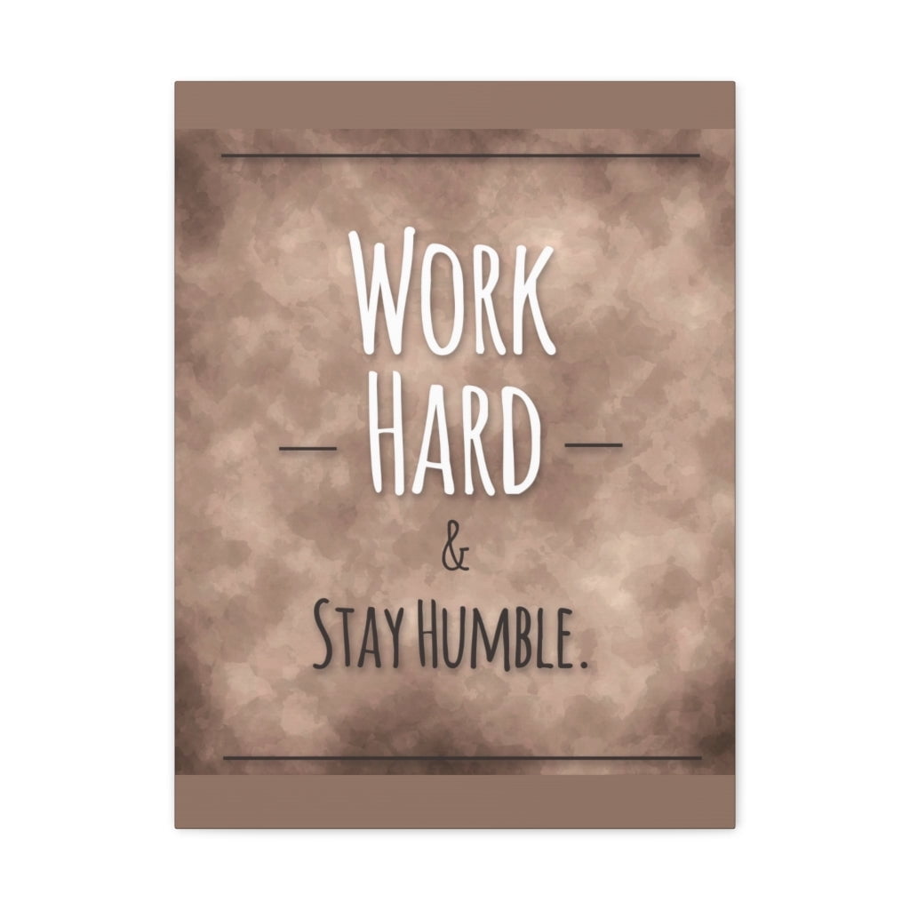 Inspirational Wall Art Work Hard Stay Humble Motivation Wall Decor for ...