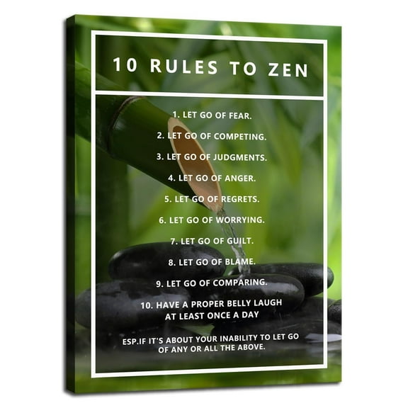 Inspirational Wall Art Zen Poster Office Decor Quotes Theme Wall Decor for Motivational Canvas Wall Art for Living Room Home Decor poster