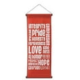thumbnail image 1 of Inspirational Wall Decor Banner, Inspiring Quote Scroll, Affirmation Motivational Uplifting Message Decoration, Thought Saying Tapestry Integrity Color: Bright Red, 1 of 2