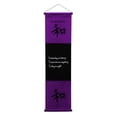 thumbnail image 1 of Inspirational Wall Decor "Harmony" Banner Large, Inspiring Quote Wall Hanging Scroll, Motivational Art, Thought Saying Tapestry Purple - 47" x 14", 1 of 5