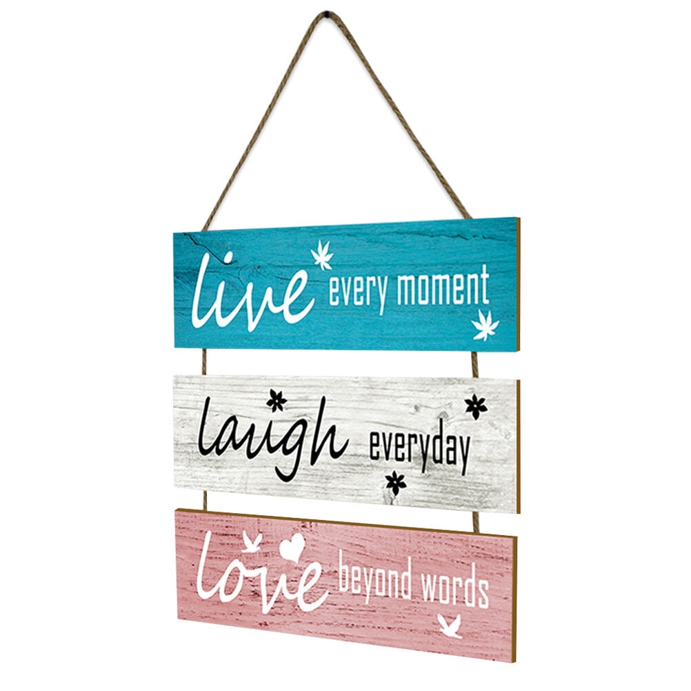 Inspirational Wall Decor Rustic Wall Decor Wooden Hanging Sign