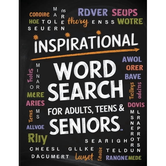 Inspirational Word Search Book for Adults, Teens and Seniors: Large Print Word Search Book, (Paperback)