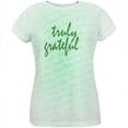 thumbnail image 1 of Inspirational Words Truly Grateful All Over Womens T Shirt Multi X-LG, 1 of 1