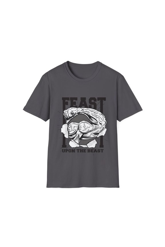 Inspirational Workout Strong Biceps Weight Lifting Tshirt