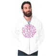 thumbnail image 1 of Inspirational You Are What You Love Zip Up Hoodie Men's Women's Brisco Brands S, 1 of 5