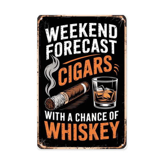 Inspirational quote wall decor featuring Cigar Lover Graphic Women Men Cigar Smoker Metal Tin Sign Tobacco Shop Decor Perfect For Hanging In Study Game Room 8x12 inch metal sign for kitchen wall