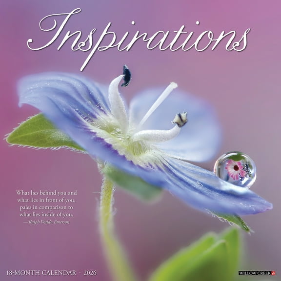 Inspirations 2026 Wall Calendar, (Paperback)