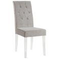 thumbnail image 1 of Inspire 202-106GY Cavalli Side Chair, Grey - Pack of 2, 1 of 5