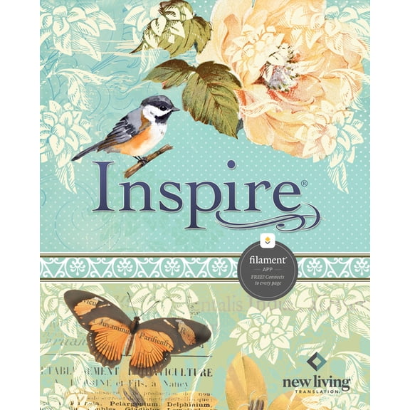 Inspire Bible Nlt, Filament Enabled (Hardcover Leatherlike, Aquamarine), (Hardcover)