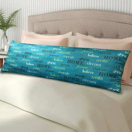 Inspire Body Pillow Teal 18x48