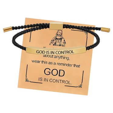 God Is In Control Inspirational Bracelets For Women