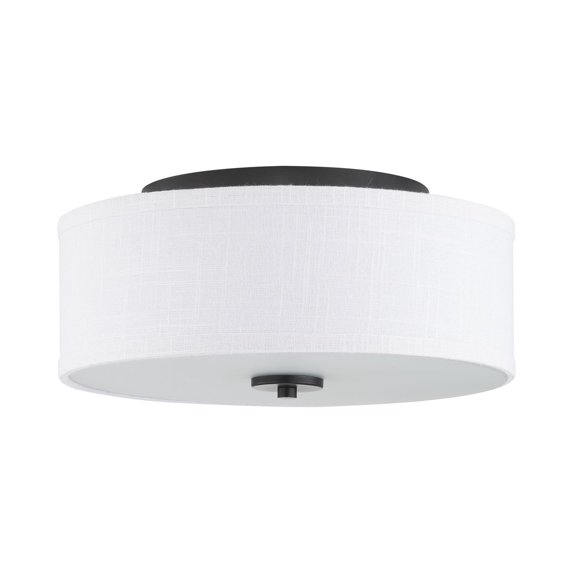 Inspire Collection 13" Two-Light Flush Mount