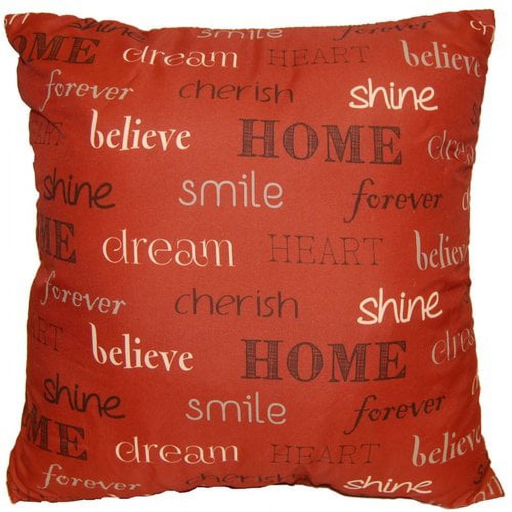 Inspire Dec Pillow Wine 18x18