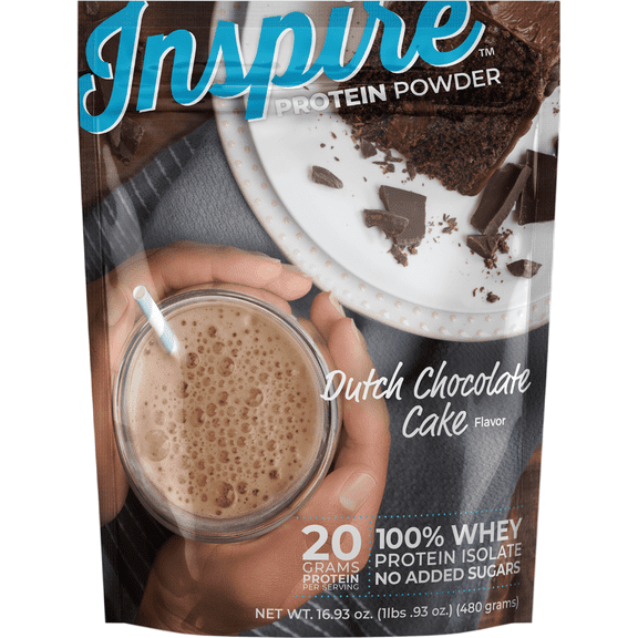 Inspire Dutch Chocolate Cake Protein Powder by Bariatric Eating
