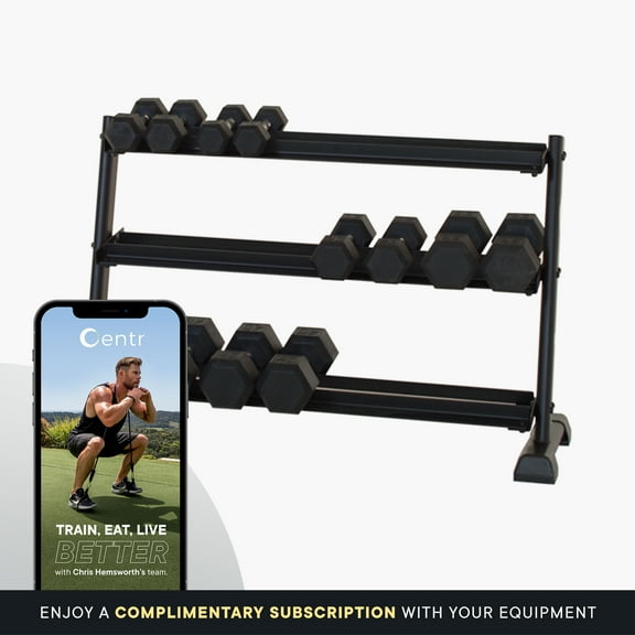 Inspire Fitness 3-Tier Dumbbell Rack