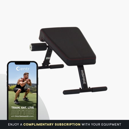 Inspire Fitness Mini Crunch Bench – Heavy-Duty Compact Ab Bench for Core Strength & Back Support