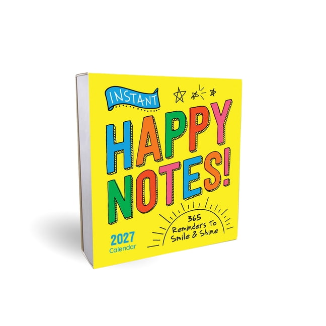 Inspire Instant Happiness Calendars & Gi 2027 Instant Happy Notes Boxed Calendar: 365 Reminders to Smile and Shine!, (Paperback)