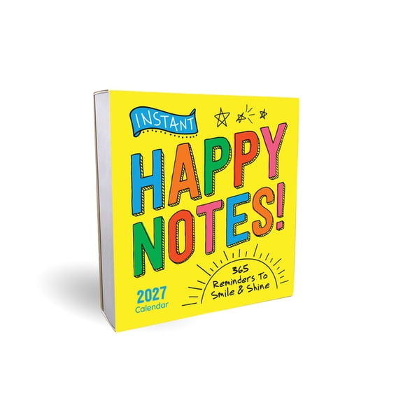 Inspire Instant Happiness Calendars & Gi 2027 Instant Happy Notes Boxed Calendar: 365 Reminders to Smile and Shine!, (Paperback)