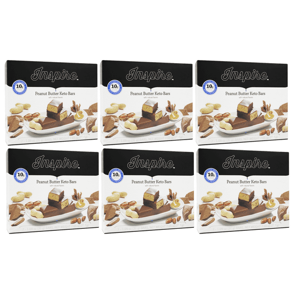 Inspire Keto Protein Bars by Bariatric Eating - Peanut Butter Size: 6-Pack